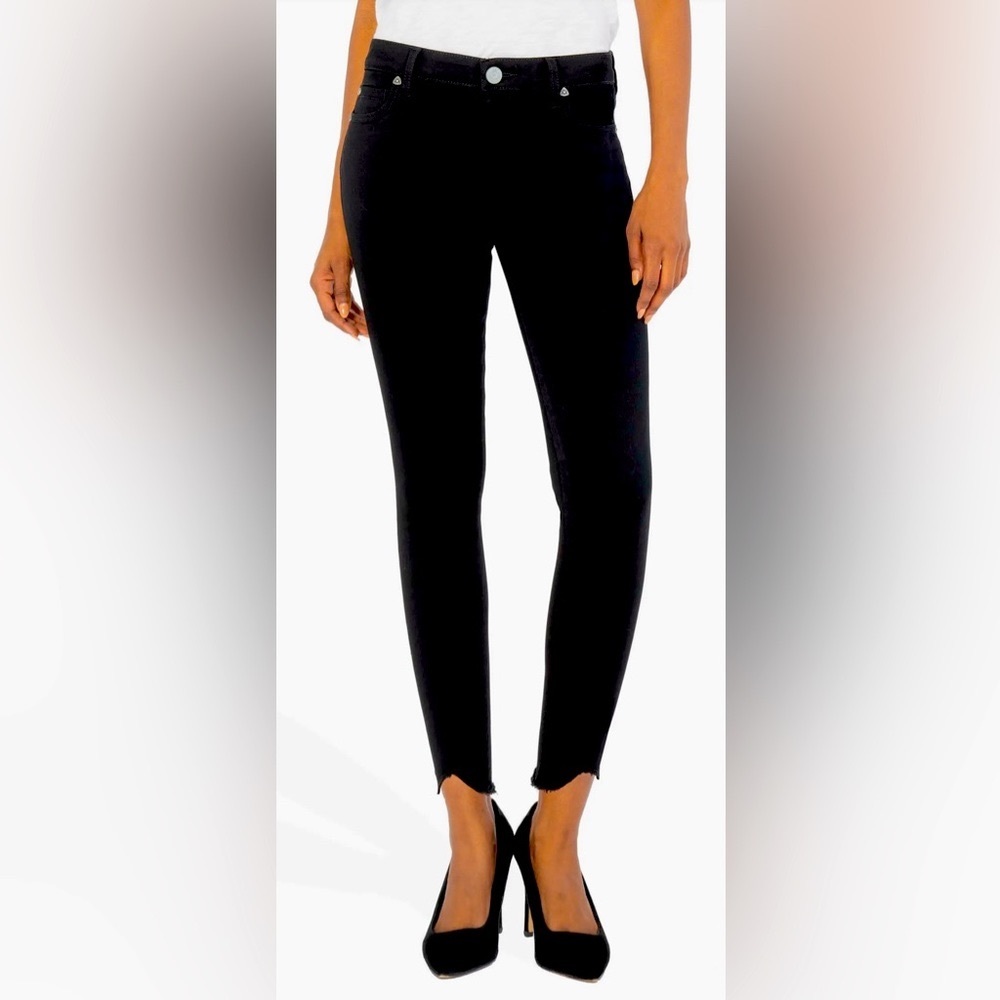 KUT from the KLOTH Carlo Ankle Skinny Jeans-Black - Size 26